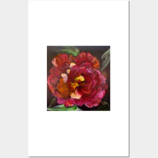 Peony Red Posters and Art